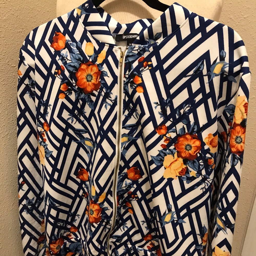Floral print jackets